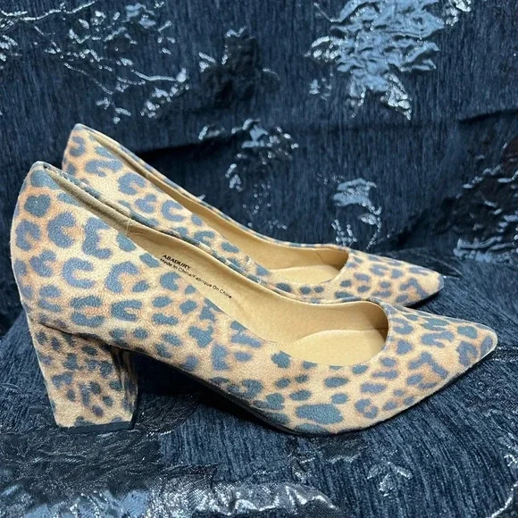 Abound Aubry Block Heel Pump in Leopard Cheetah NWOT Size 6.5 - Picture 6 of 7